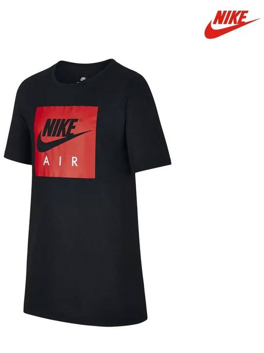 NSW Air Logo Short Sleeve TShirt 894300 010 - NIKE - BALAAN 1