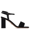 Black Dway Satin Sandals Heel KCQ896ETL 900 - DIOR - BALAAN 2