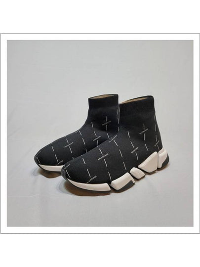 Speed ​​2.0 Logo High Top Sneakers Black - BALENCIAGA - BALAAN 2