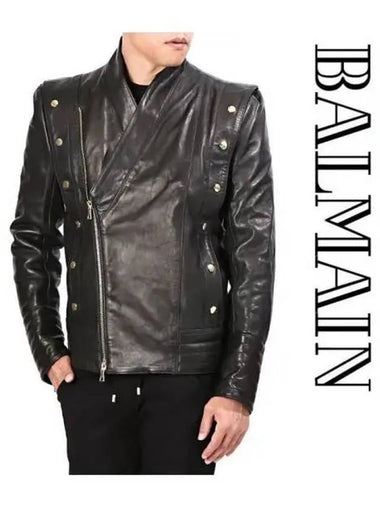 Sheep leather gold button jacket 271763 - BALMAIN - BALAAN 1