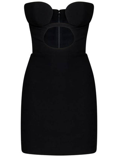 midi dress NDSS23DR117 BLACK - NENSI DOJAKA - BALAAN 1