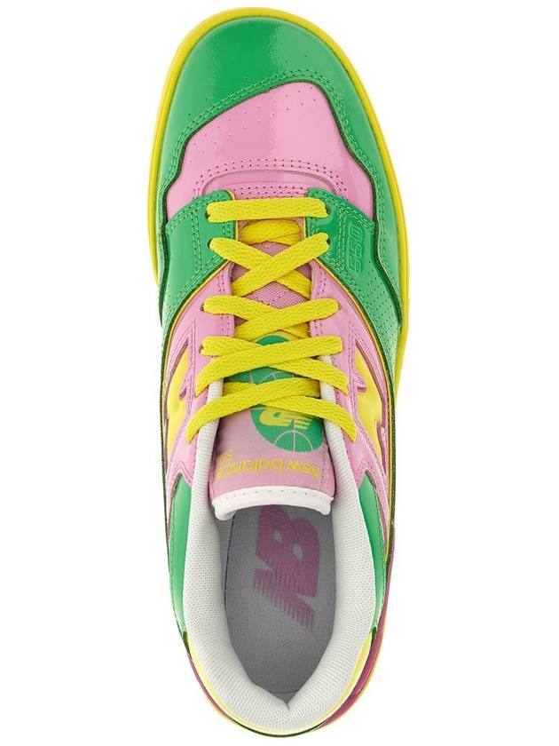 550 Y2K Low Top Sneakers Pink Palm Leaf - NEW BALANCE - BALAAN 5