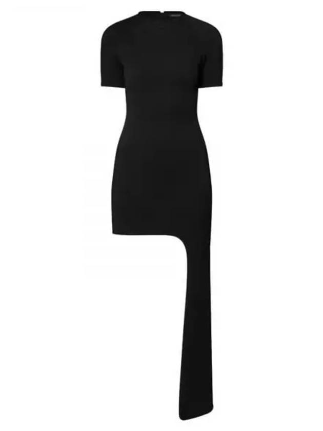 Asymmetrical hem t shirt dress 1AFYYY - LOUIS VUITTON - BALAAN 1