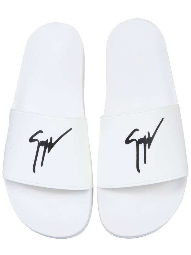 RUBBER SLIDE SANDALS - GIUSEPPE ZANOTTI - BALAAN 3