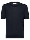 Long Sleeve T-Shirt MSE804800 C2425 BLUE - BRUNELLO CUCINELLI - BALAAN 1