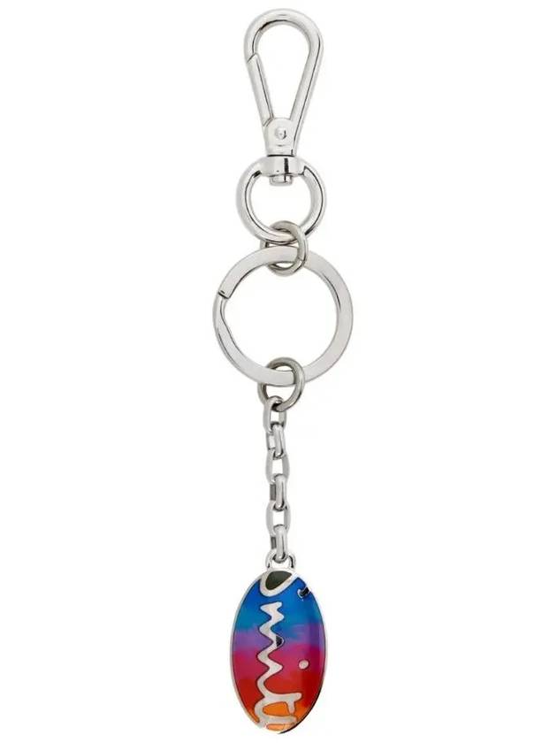 Paul Smith Multicover Oval Graphic ORing Lanyard Clap Fastening Keyring - PAUL SMITH - BALAAN 2