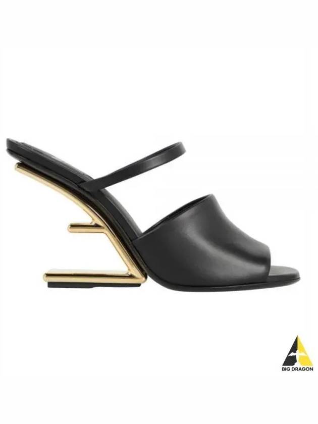 First Sandal Heels Gold Black - FENDI - BALAAN 2