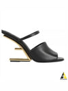 First Sandal Heels Gold Black - FENDI - BALAAN 2
