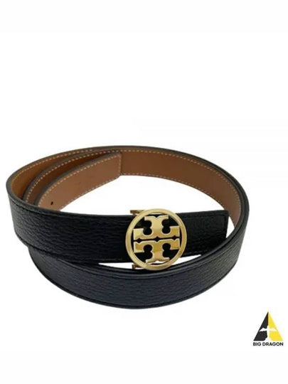 1 Miller Reversible Leather Belt Black Classic Cuoio - TORY BURCH - BALAAN 2