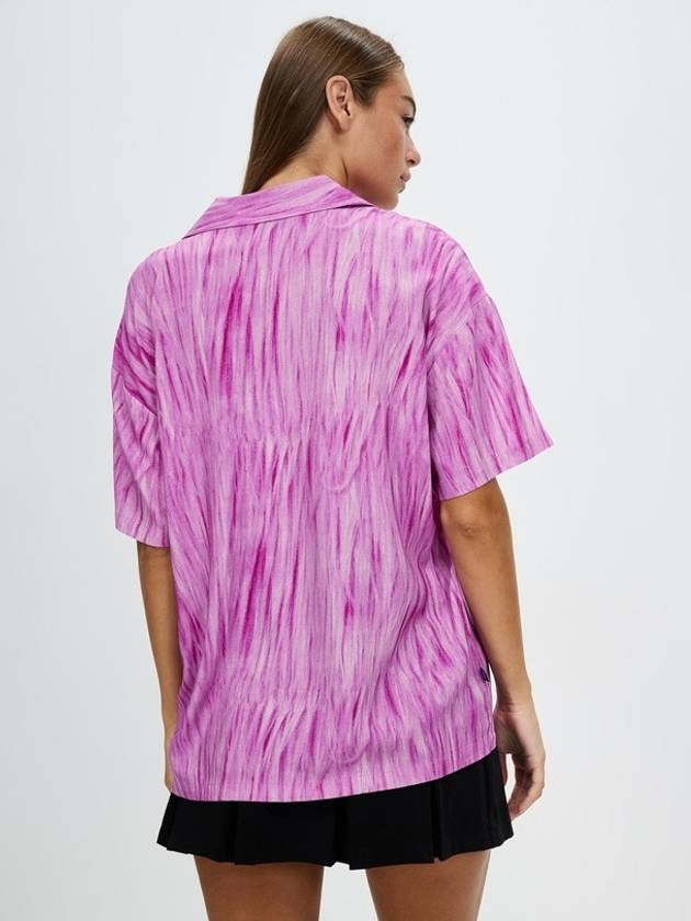 AU Australia ANIMAL Rayon Shirt ST124W1400 Pink WOMENS - STUSSY - BALAAN 4