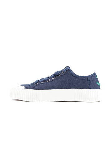 Men's Isamu Canvas Low Top Sneakers Navy - PAUL SMITH - BALAAN 1