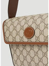 All Over GG Supreme Canvas Flap Cross Bag Beige - GUCCI - BALAAN 6