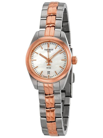 Tissot T-Classic Mother of Pearl Dial Two-tone Ladies Watch T1010102211101 - TISSOT - BALAAN 1