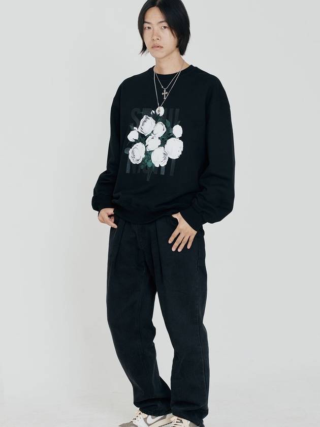 Tee Colorful Flower Seoul Night Sweatshirt Black - GRAN TURISMO - BALAAN 5