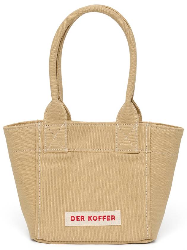 Shopper Canvas Mini Tote Bag Sand - DER KOFFER - BALAAN 2