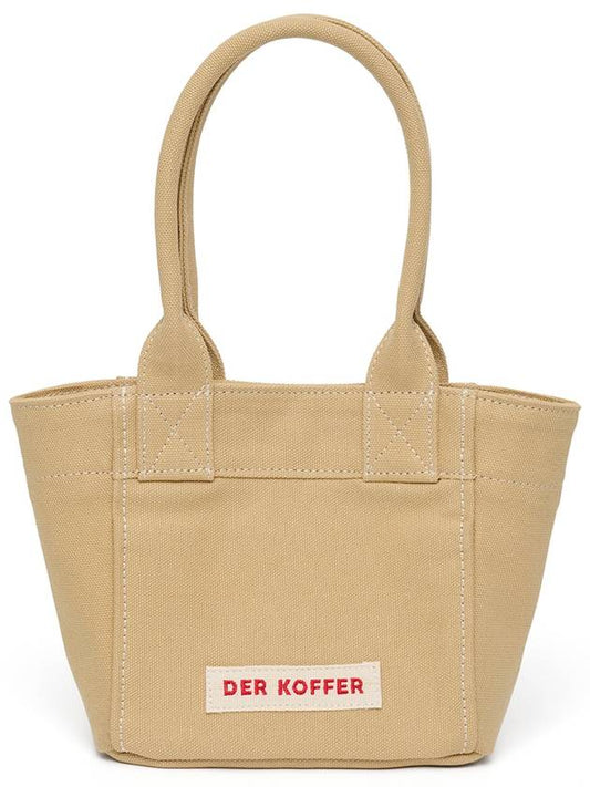 Shopper Canvas Mini Tote Bag Sand - DER KOFFER - BALAAN 2