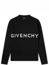 4G Logo Cotton Knit Top Black - GIVENCHY - BALAAN 2