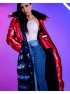 Women's Paradise Red White Blue Full Padding Women's Paradise Red White Blue Long Coat WPW009RWB22 - WOODPECKER - BALAAN 6