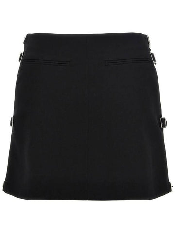 Courrèges 'Multi Sangle Wool Mini' Skirt - COURREGES - BALAAN 1