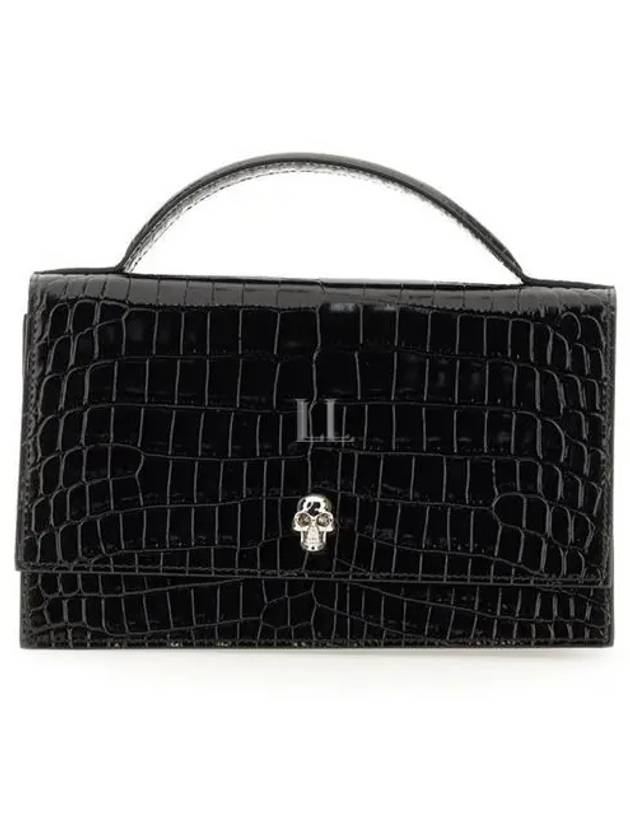 Skull Midi Shoulder Bag Black - ALEXANDER MCQUEEN - BALAAN 2