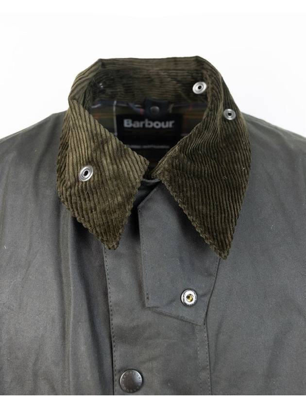 Northumbria contrast collar wax jacket MWX0009MWX - BARBOUR - BALAAN 4