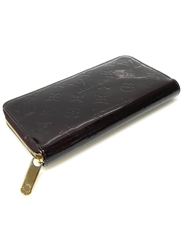 M93522 Monogram Vernis Amarante Zippy Wallet Long - LOUIS VUITTON - BALAAN 4