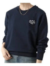 Rue Madame Cotton Sweatshirt Navy - A.P.C. - BALAAN 2