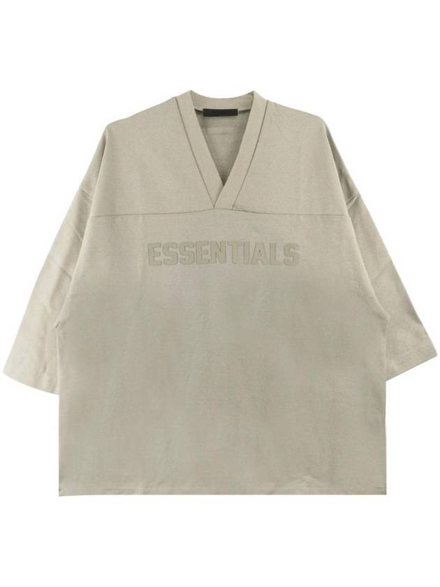 Football V-Neck Short Sleeve T-Shirt Seal - FEAR OF GOD ESSENTIALS - BALAAN 1