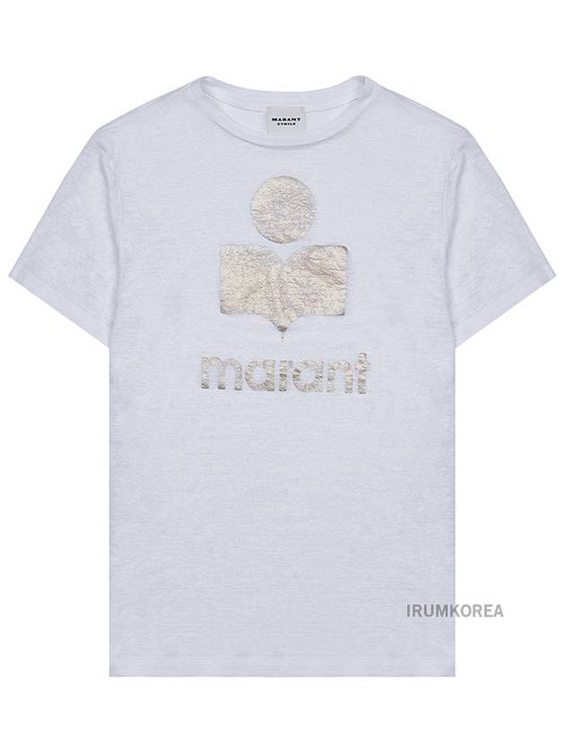 Zwell Logo Print Short Sleeve T-Shirt White - ISABEL MARANT - BALAAN 2