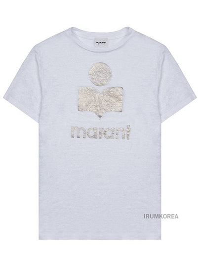 Zwell Logo Print Short Sleeve T-Shirt White - ISABEL MARANT - BALAAN 2