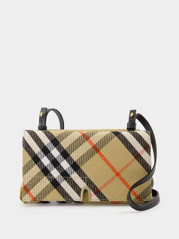 Snip Pouch - Burberry - Synthetic - Beige - BURBERRY - BALAAN 1