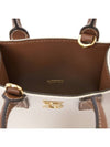 Frances Canvas Leather Mini Tote Bag Ecru Tan - BURBERRY - BALAAN 11