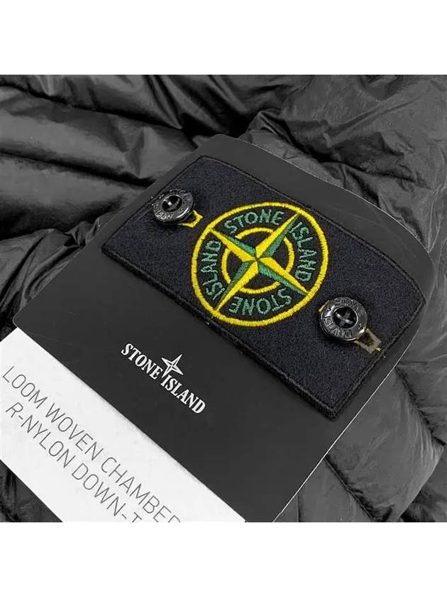 Loom Woven Chambers R-Nylon Down-TC Packable Jacket Black - STONE ISLAND - BALAAN 8