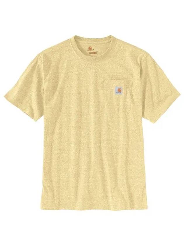 Pocket short sleeved T shirt Golden Haze K87 G22 - CARHARTT - BALAAN 1