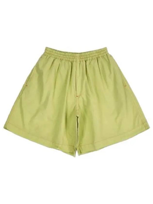 Elastic Shorts Pants Apple Green - SUNNEI - BALAAN 1