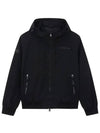 24SS OISAC Logo Hooded Bomber Black - DUVETICA - BALAAN 1