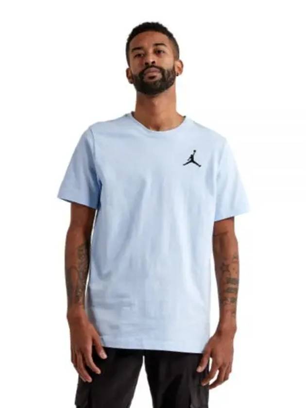 Jordan Jumpman Crew Neck Short Sleeve T Shirt Blue - NIKE - BALAAN 2