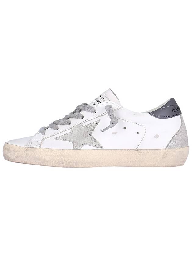 Superstar Leather Low Top Sneakers Grey White - GOLDEN GOOSE - BALAAN 4