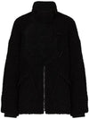 Long Sleeve Oversized Jacket Black - GANNI - BALAAN 2