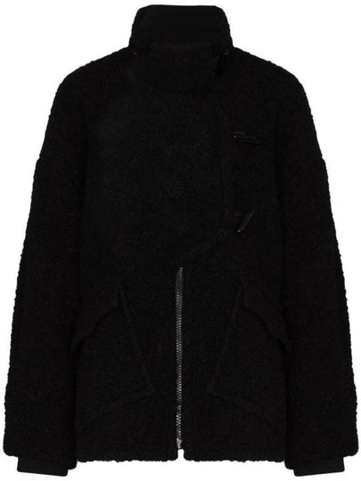 Long Sleeve Oversized Jacket Black - GANNI - BALAAN 2