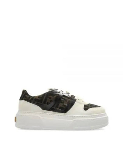 Match Low Top Sneakers White Brown - FENDI - BALAAN 2