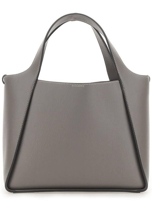 Women's Stella Logo Craney Alter Matt Tote Bag Smoke - STELLA MCCARTNEY - BALAAN 4