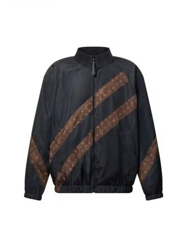 Monogram Stripe Zip Up Jacket 1AGGK3 - LOUIS VUITTON - BALAAN 1