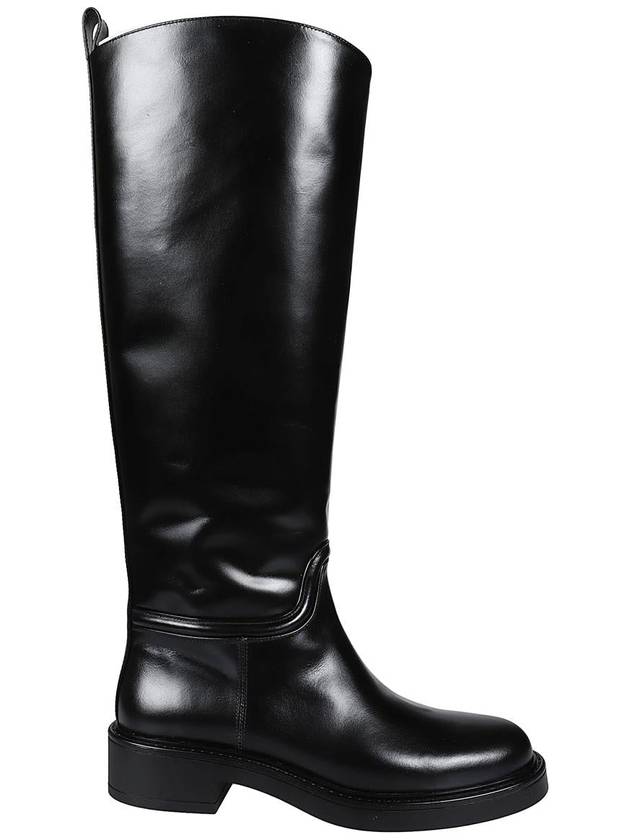 Celia Heritage Calf Riding Long Boots Black - STUART WEITZMAN - BALAAN 2