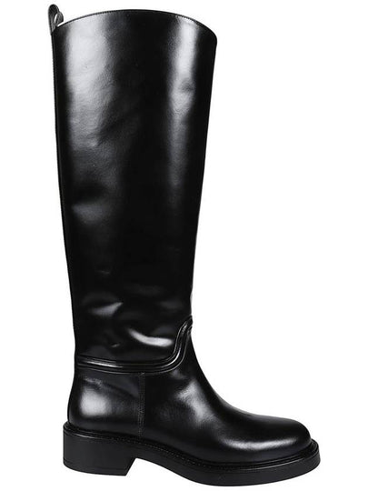 Celia Heritage Calf Riding Long Boots Black - STUART WEITZMAN - BALAAN 2