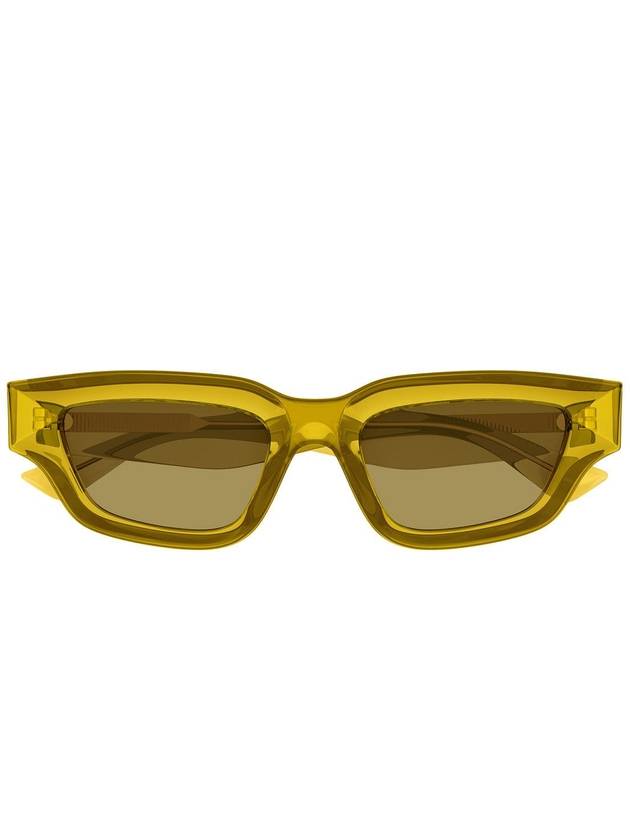 Sunglasses BV1250S 003 TRANSPARENT YELLOW - BOTTEGA VENETA - BALAAN 2