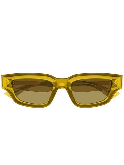 Sunglasses BV1250S 003 TRANSPARENT YELLOW - BOTTEGA VENETA - BALAAN 2