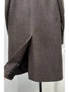 Men's Wool Cashmere Calfskin Maxi Pocket Herringbone Coat - HERMES - BALAAN 7