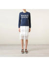 Logo seethrough women's sweatshirt navy 1SW759 - KENZO - BALAAN 5