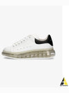 Oversized Clear Sole Low Top Sneakers Black White - ALEXANDER MCQUEEN - BALAAN 2